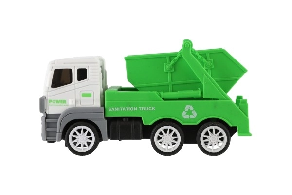 Camion da cantiere in plastica con ruote libere 14cm