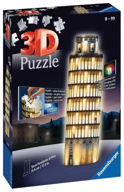 Puzzle 3D Luminoso Torre Di Pisa