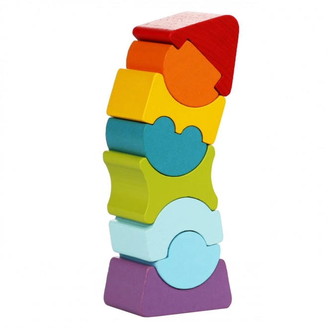 CubiKa Torre equilibrante in legno 8 pezzi