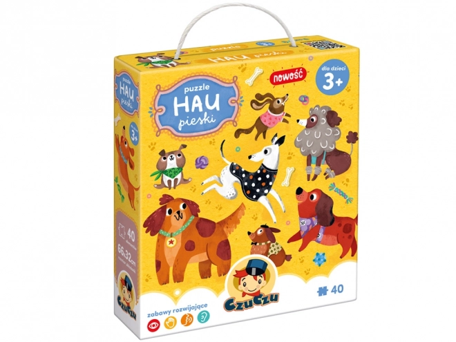 Puzzle Hau Pieski 40 Pezzi