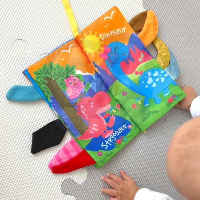 Libro in Tessuto con Code di Animali del Bosco Woopie Baby