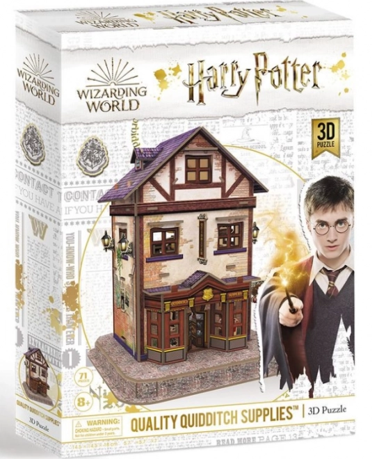 Puzzle 3D Harry Potter Prvotřídní Potřeby per Quidditch Cubicfun