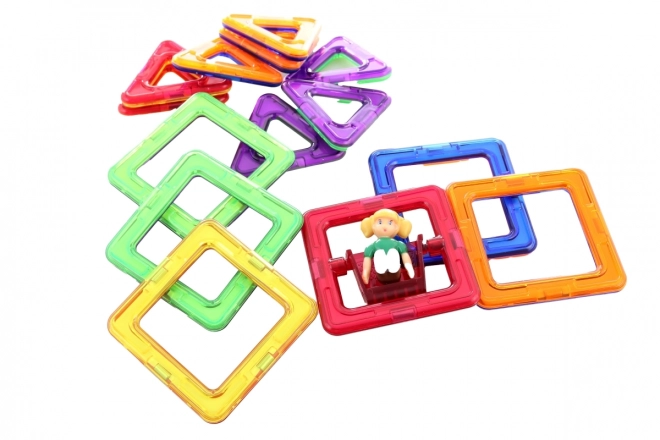 Set di costruzioni magnetiche 16 pezzi