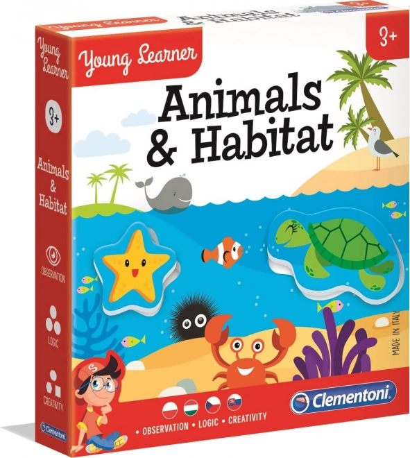 Clementoni Young Learner: Animali e Ambienti Puzzle