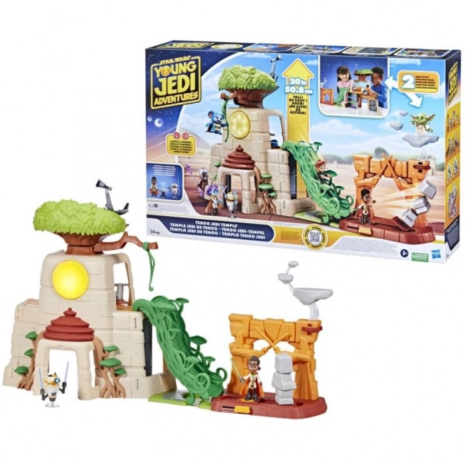 Set Gioco Tempio Jedi su Tenoo con 2 Figuri