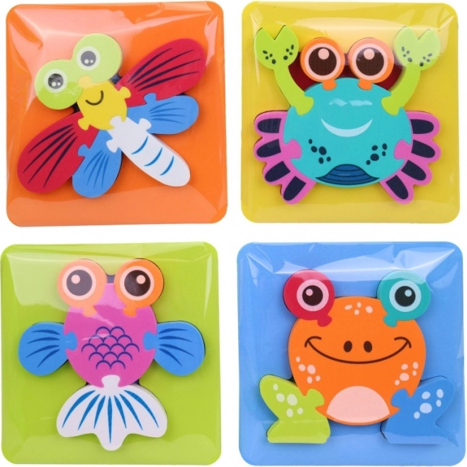 Animaletti da Bagno Giocattolo in Schiuma 16 x 16 cm