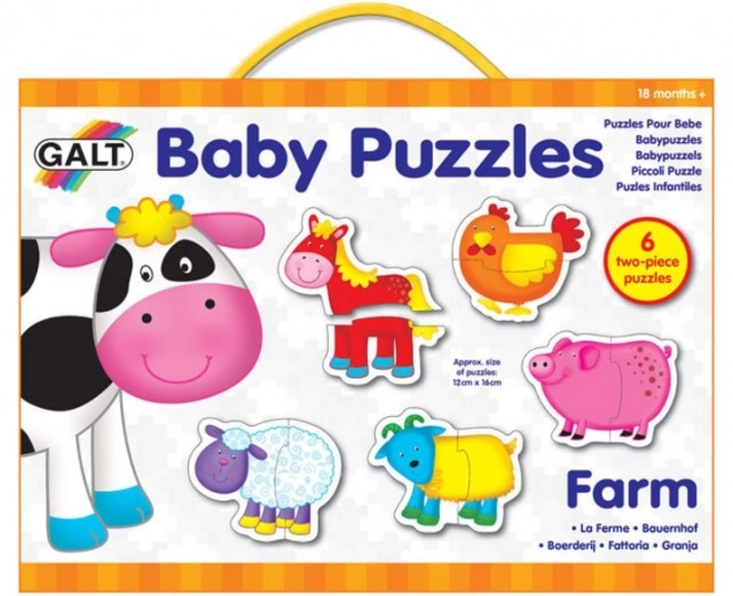 Puzzle baby animali della fattoria