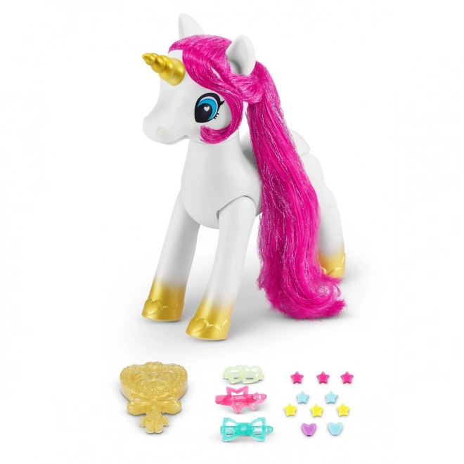 Figurina unicorno sfavillante Sparkle Girlz