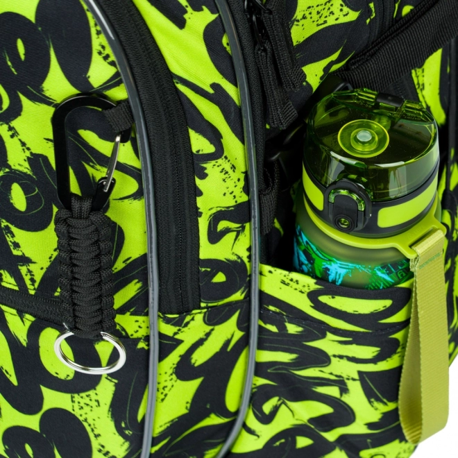 BAAGL 3 SET Core Lime: zaino, astuccio, sacca