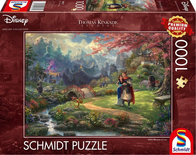 Puzzle Mulan: Fiori d'Amore 1000 pezzi