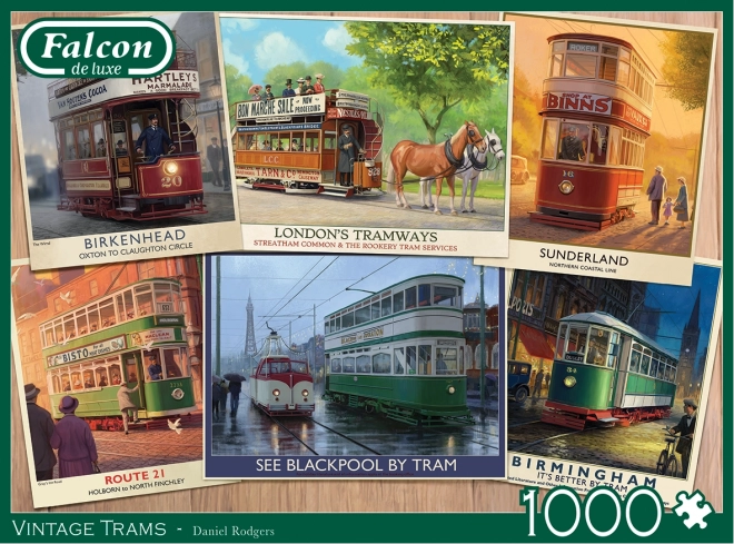 Puzzle tram storiche 1000 pezzi