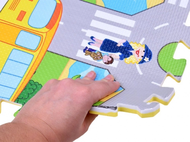 Puzzle in schiuma Strada Cittadina