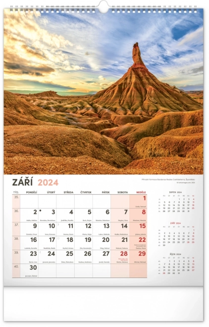 Calendario Da Parete Paesaggio 2024