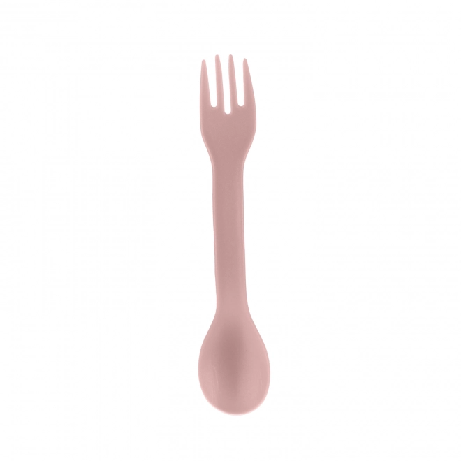 Scatola per Pranzo in Silicone con Posate Old Pink