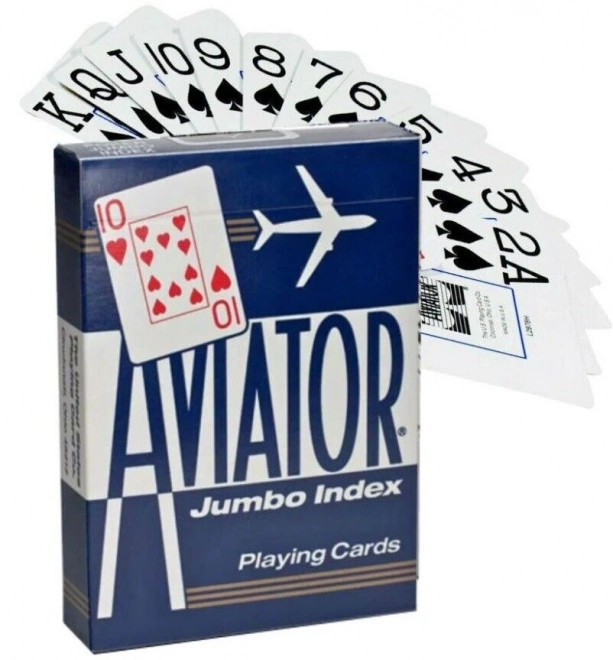 Carte da gioco Aviator con grandi indici