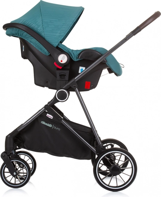 Passeggino combinato Aura 2 in 1 Teal