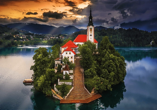 Puzzle 1000 pezzi - Panorama Lago di Bled - TREFL