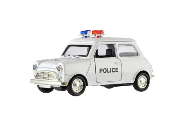 Auto Polizia Retrò con Luci 11cm