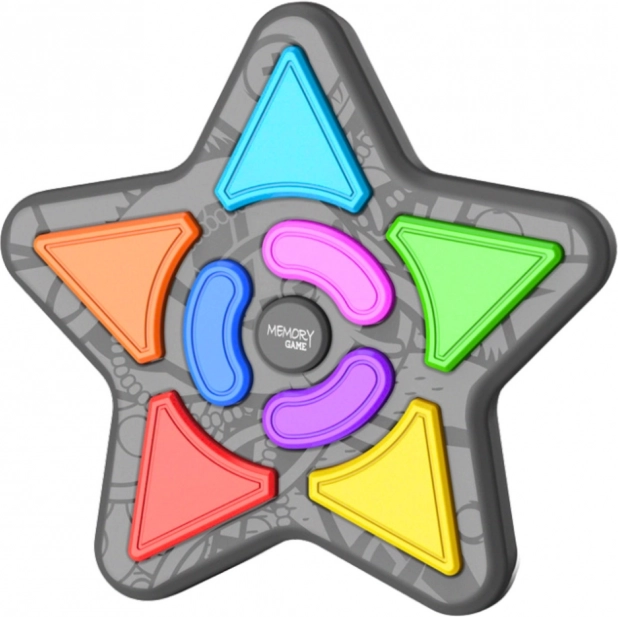 Gioco elettronico Memoria Stella Luce Suoni 4 in 1