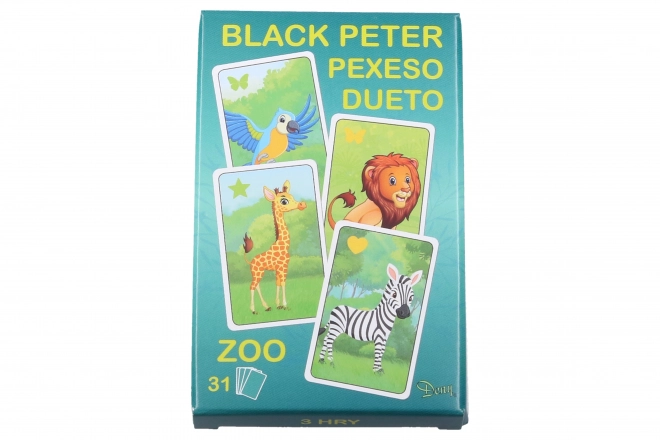 Zoo gioco di carte Černý Petr