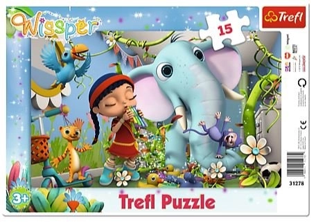 Puzzle Trefl Wissper: La melodia dell'amicizia 15 pezzi