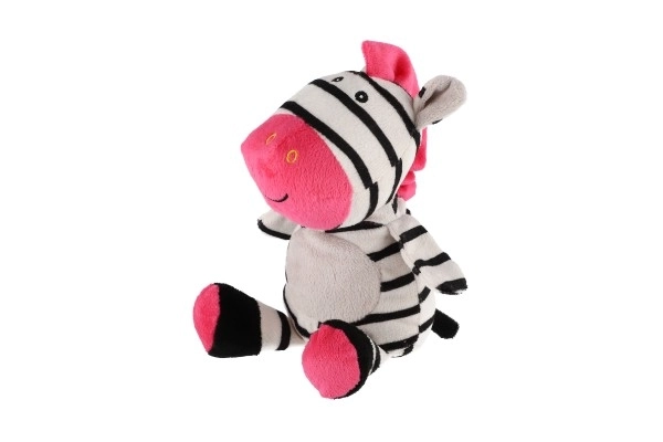 Zebra sonaglio in peluche 24 cm