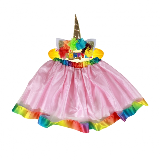 Costume da bambina Tutù Unicorno con cerchietto