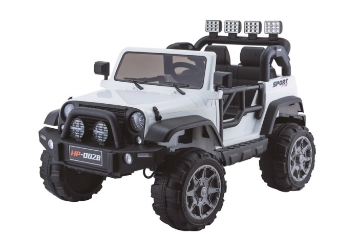 Auto elettrica per bambini Jeep bianco