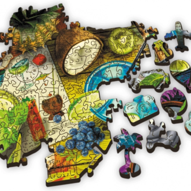 Puzzle di legno TREFL Cocktail colorati 501 pezzi