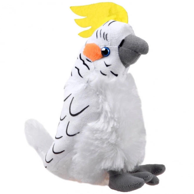 Peluche pappagallo bianco uscello