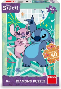 Puzzle Dino Stitch Diamond 200 pezzi