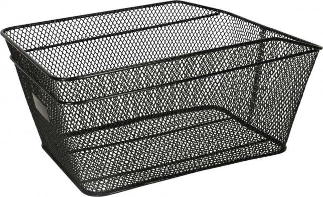 Cestino metallico per bicicletta nero 25kg