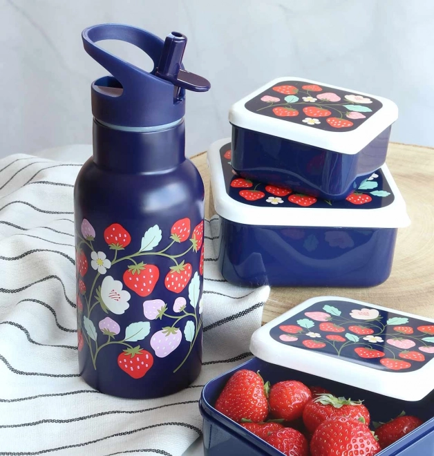 A Little Lovely Company Bottiglia in acciaio inox 500 ml – Fragole