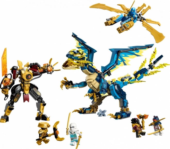 Lego Ninjago Drago Elementale contro Mech dell'Imperatrice