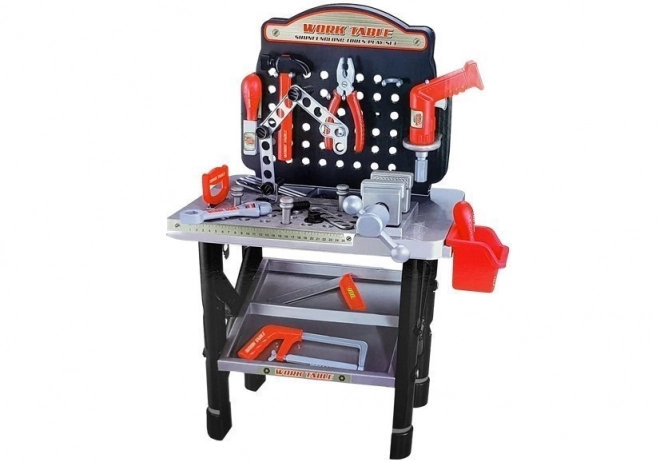 Set da gioco banco di lavoro con trapano a batteria
