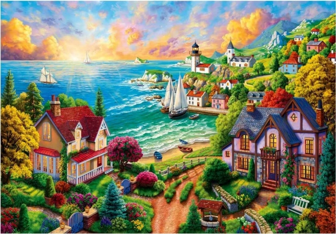 Puzzle Villaggio sul Mare 260 Pezzi