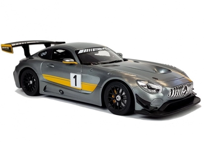Auto R/C Mercedes-AMG GT3 Rastar 1:14 grigio a telecomando