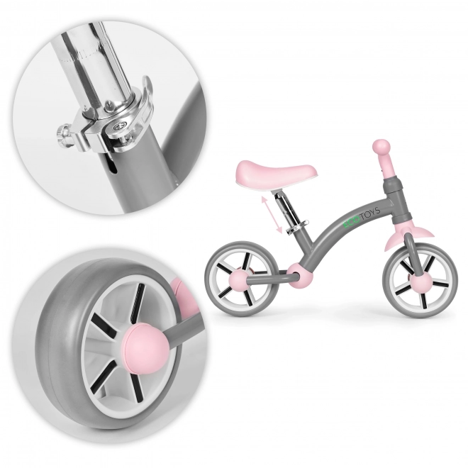 Bicicletta senza pedali per bambini con ruote in EVA e altezza regolabile
