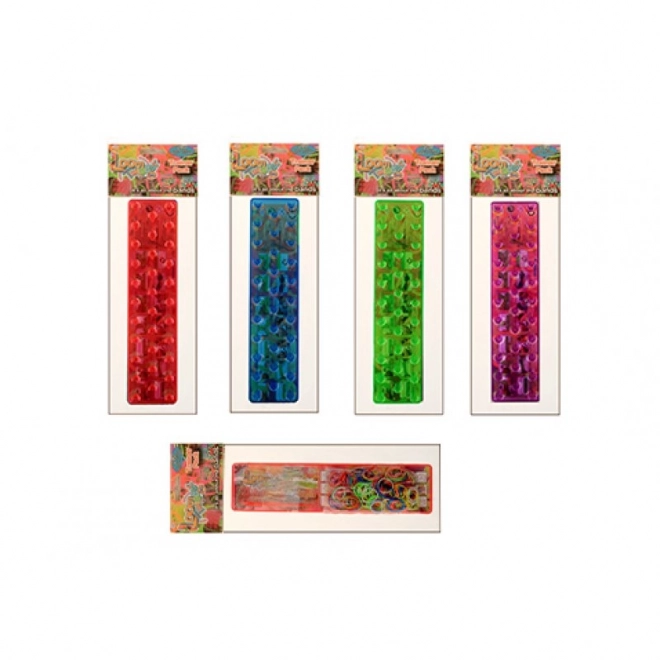 Loom set con 200 elastici colorati