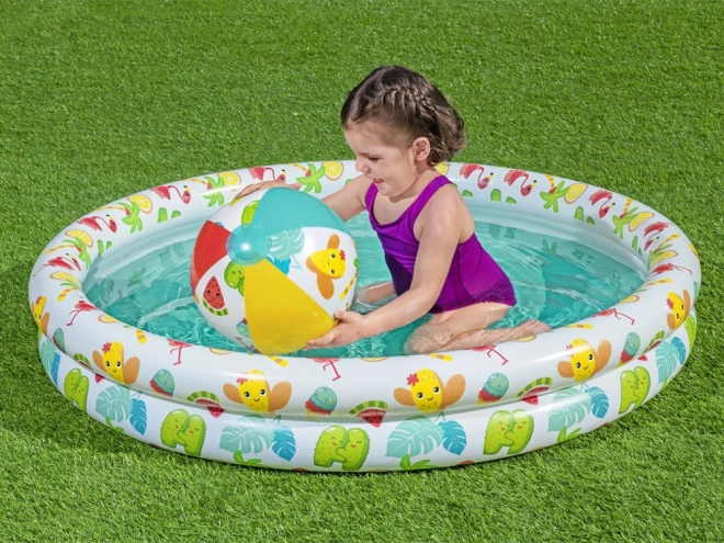 Set piscina Bestway con palla e cerchio 122cm