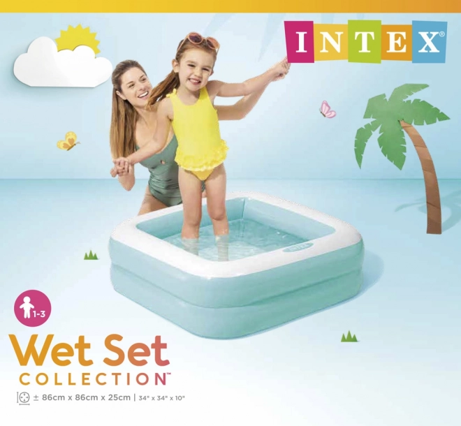 Piscina gonfiabile per bambini con fondo gonfiabile