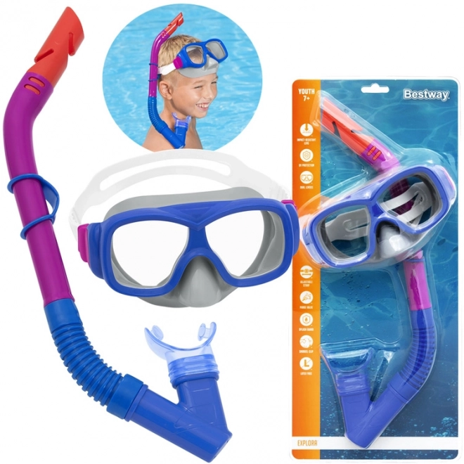 Set snorkeling maschera e boccaglio Bestway