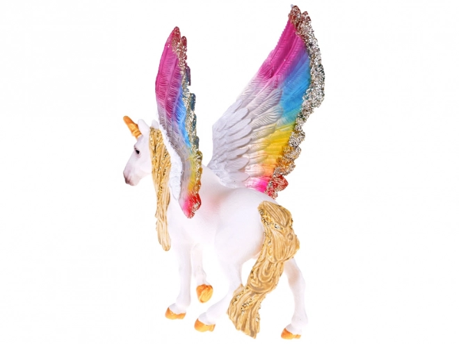 Figurina Fatata Unicorno Pegaso con Ali