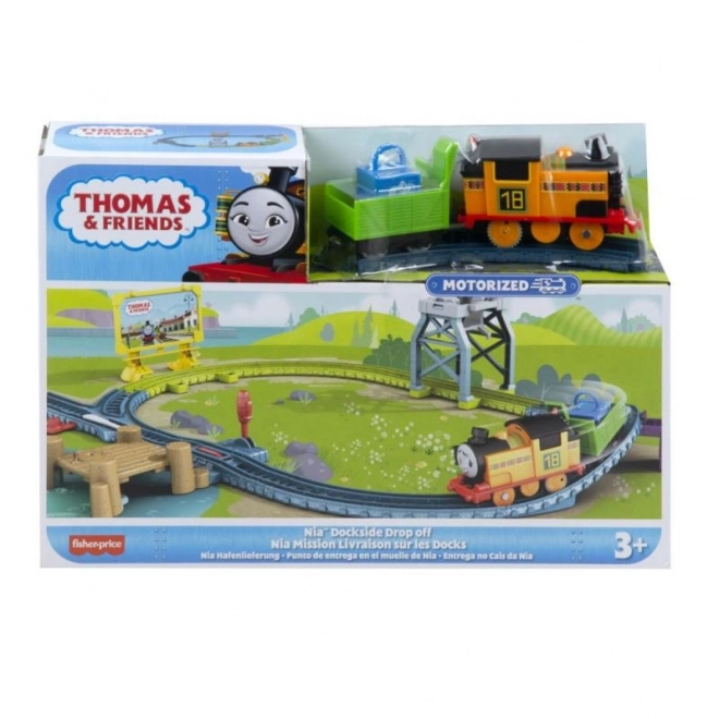 Fisher-Price Thomas e gli Amici Set di Treno con Locomotiva motorizzata Pietro