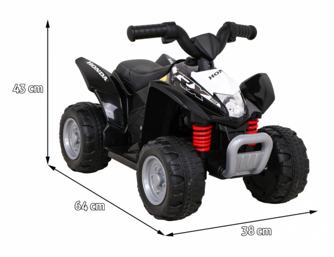 Quad elettrico per bambini Honda TRX 250X nero