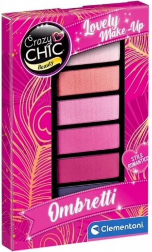 Clementoni Crazy Chic Pink Power palette ombretti