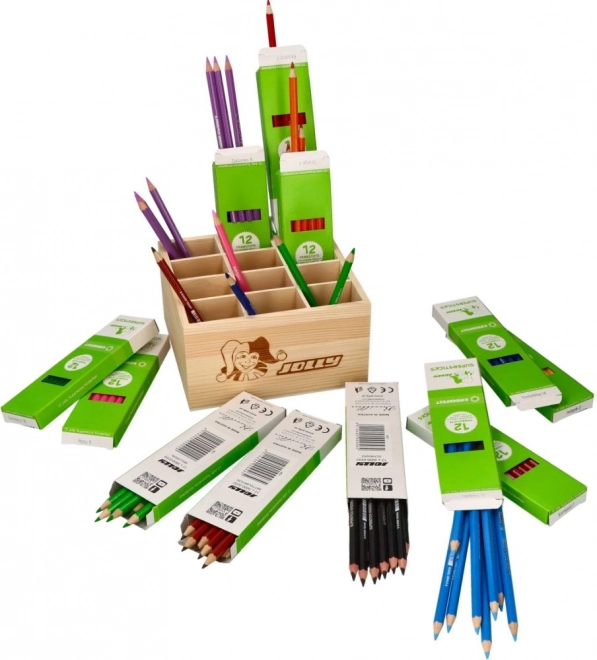 Supersticks Classic Set in Scatola di Legno, 144 pz