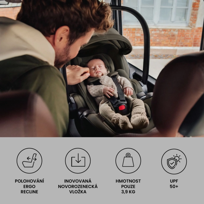 seggiolino auto Baby-Safe Pro con base Vario Lux grigio lino