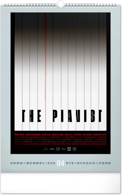 Calendario da parete Locandine di film alternativi 2026