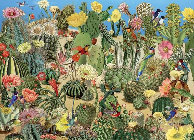 Puzzle Giardino di Cactus da 1000 Pezzi Cobble Hill